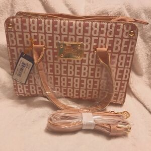 Bebe Pink Logo Women's Bag
